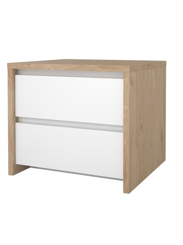 ebuy24 Nachttisch Next Weiß 52 x 48 cm