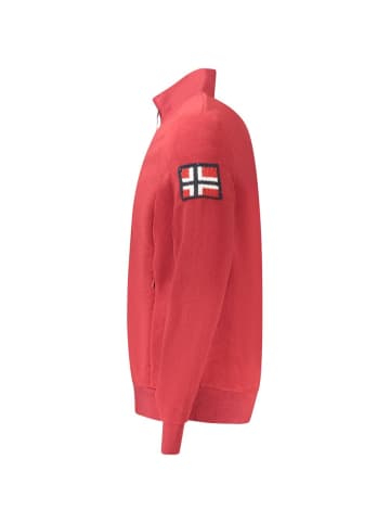 NORWAY 1963 Rotes Polyester-Sweatshirt
