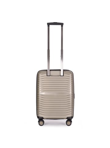 Stratic Bright+ 4 Rollen Kabinentrolley S 56 cm mit Dehnfalte in champagne