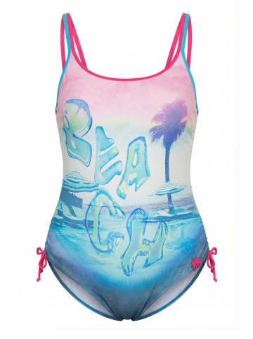 LAURASØN Badeanzug in jeansblau