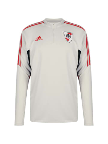 adidas Performance Trainingspullover River Plate in grau / rot