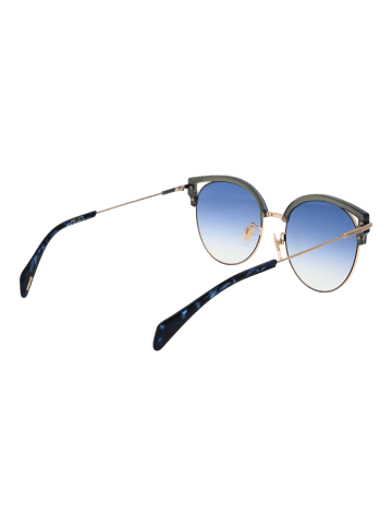 Police Frauen Sonnenbrille Schmetterling Blau