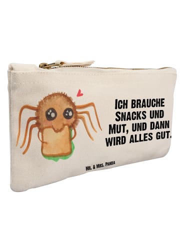 Mr. & Mrs. Panda Federmäppchen Spinne Agathe Sandwich mit Spruch in Weiß