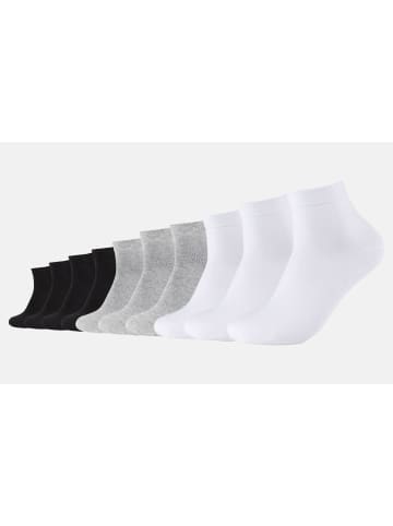 camano Quartersocken CA-Soft Organic Cotton Quarter 10er Pack in Mehrfarbig