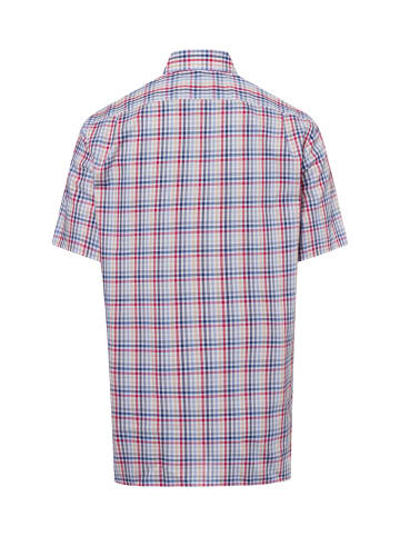 Andrew James Hemd - Bügelfrei in blau mehrfarbig - 0002