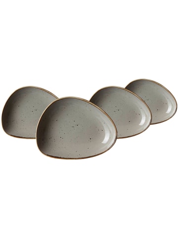 Ritzenhoff & Breker 4er Set Suppenteller Taste in Taupe 23 x 18 cm in taupe