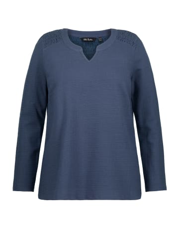 Ulla Popken Shirt in mittelblau