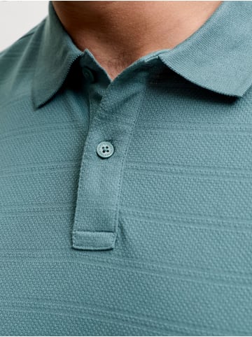 JACK & JONES PLUS Poloshirt in North Atlantic