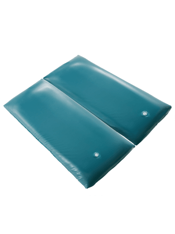 Beliani 5-tlg Wasserbettmatratze AQUA DUO in Blau mittel beruhigt