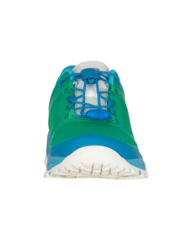 Trollkids Wanderschuh Hiker XT Sandefjord in emerald green/dynamic blue