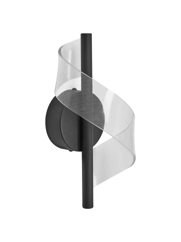 Beliani Wandleuchte SARELA in Schwarz - (W) 15 x (H) 29 x (L) 15 cm