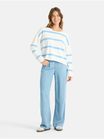 LIEBLINGSSTÜCK Streifenpullover für Damen in blau