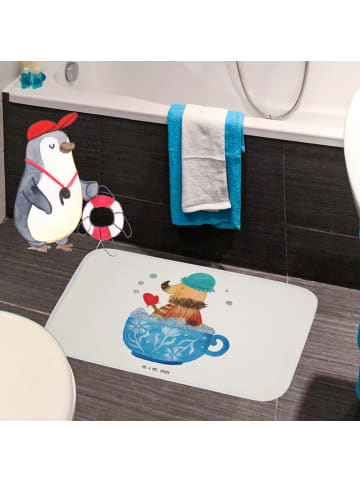Mr. & Mrs. Panda Badezimmerteppich Nachtfalter Schaumbad ohne Sp... in Weiß