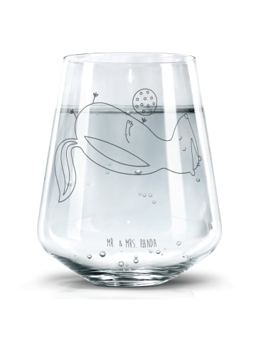 Mr. & Mrs. Panda Glas Stinktier Ball ohne Spruch in Transparent