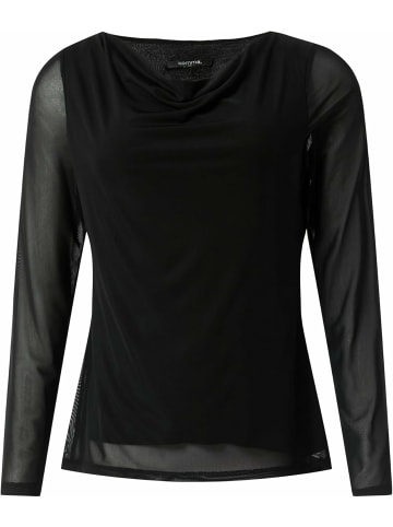 comma Langarmshirt für Damen in schwarz