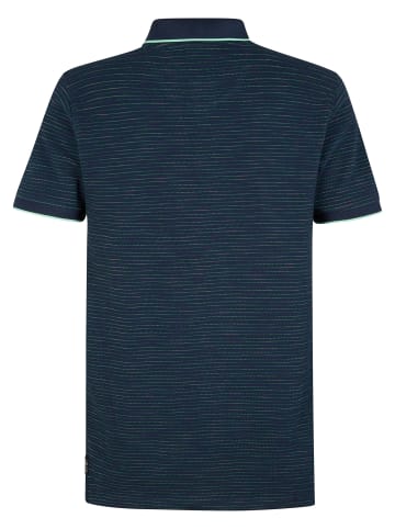 Petrol Industries Piqué-Poloshirt Desert in Blau