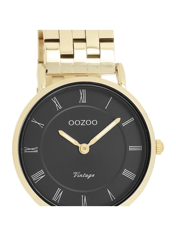Oozoo Analog-Armbanduhr OOZOO Vintage Series gold klein (ca. 28mm)