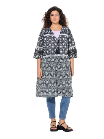 Ulla Popken Blusenjacke in marine