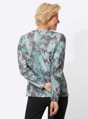 WITT WEIDEN Shirt in salbei-steingrau-bedruckt