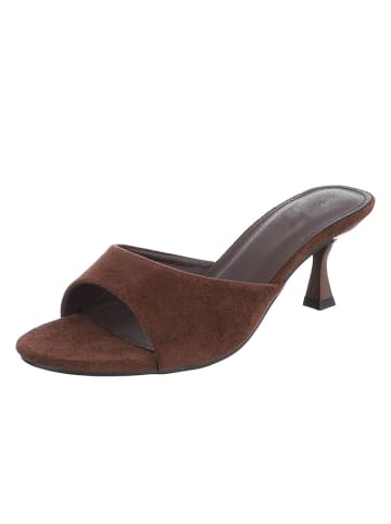 Ital-Design High-Heel Sandalette in Braun