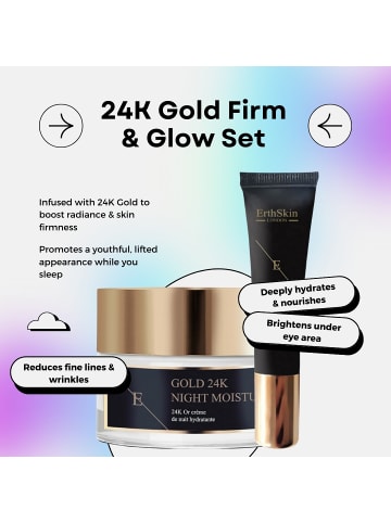ErthSkin 24K Night & Eye Essentials
