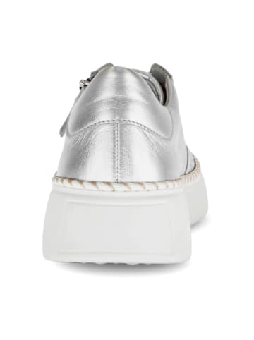 Gabor Sportliche Schnürschuhe in Silber