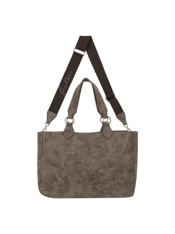 Fritzi aus Preußen Izzy Vintage Shopper Tasche 42 cm dark brown