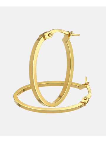 Vanlere Creolen aus 375 Gelbgold