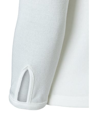 More & More leichte, softe 3/4 Arm Shirtjacke in offwhite