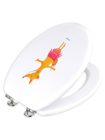 Mr. & Mrs. Panda Klodeckel Fuchs Ballerina ohne Spruch in Weiß