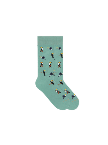 von Jungfeld Gemusterte Socken Tukan in mehrfarbig