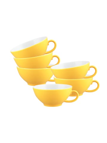 Seltmann Weiden 6er Set Teetassen Liberty Pure Colors in 140 ml in Yellow Glow