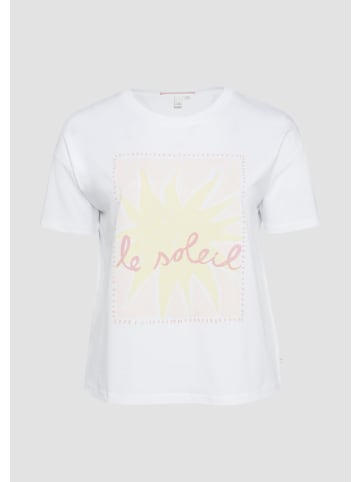 QS T-Shirt in 01D0_weiß