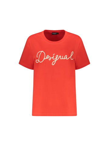 Desigual Rot Baumwolle T-Shirt