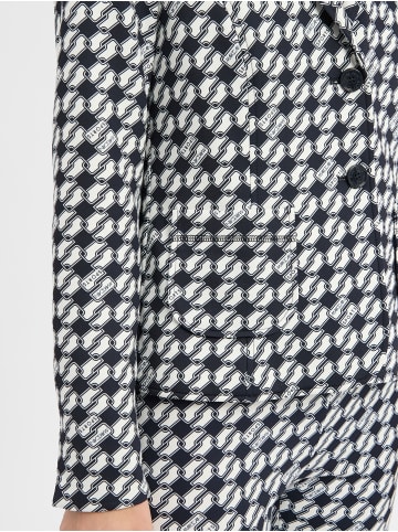 MARC CAIN SPORTS Blazer in marine weiß