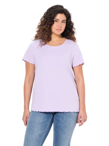 Ulla Popken Shirt in lavendel