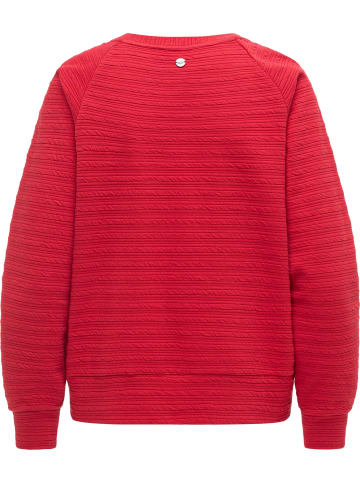 ragwear Rundhalspullover Joann Crepe in Red