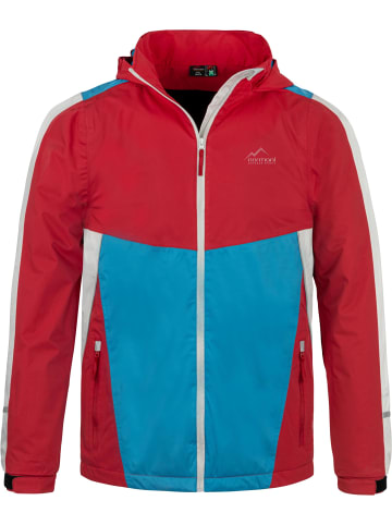 Normani Outdoor Sports Kinder Regenjacke mit Fleecefutter Wasilla in Rot