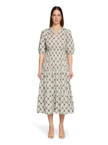 CARTOON Casual-Kleid tailliert in Khaki/Blau