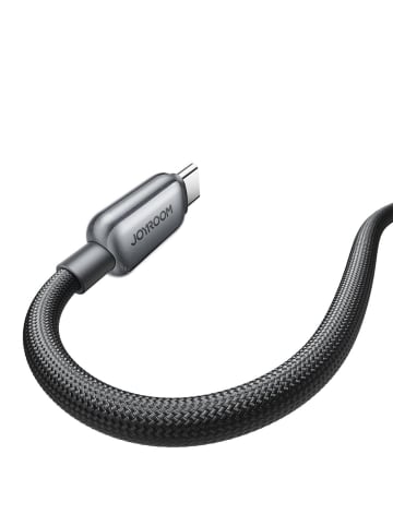 COFI 1453 Joyroom S-A55 StarFlight 100W USB-C auf USB-C Kabel 1,2 m schwarz in Schwarz