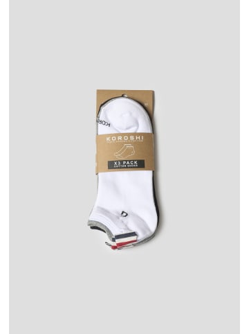 KOROSHI Pack mit 3 herrenstrÃ¼mpfen in bunt