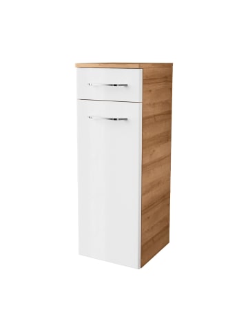 Fackelmann Midischrank MILANO in hellbraun-30,2(B)x82,6(H)x32(T)cm