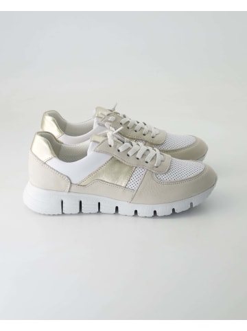 Sioux Sportliche Schnürschuhe in Beige