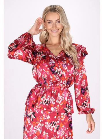 IZIA Damen Bluse in Pink Mehrfarbig