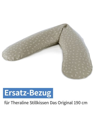 Theraline Ersatzbezug für Stillkissen Das Original 190 cm in braun,grau,motiv