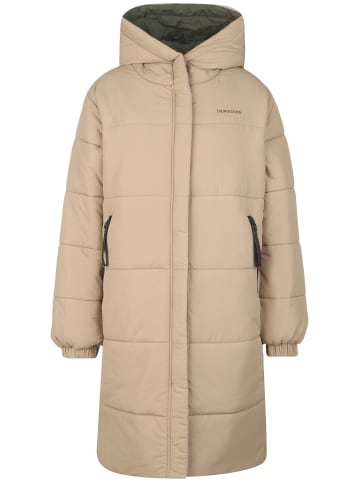 Didriksons Parka in beige/deep green