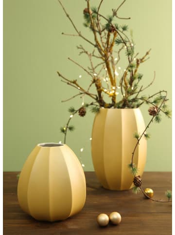 Goebel Vase Concave Colori 22,5 cm champagner in champagner