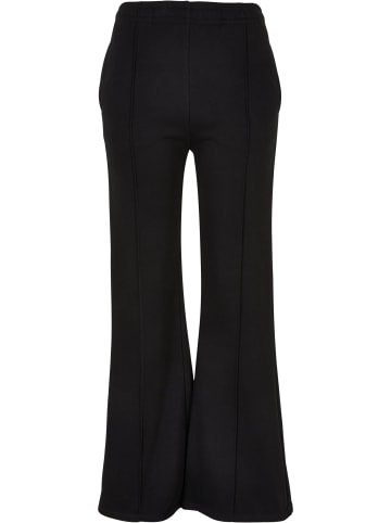 Urban Classics Urban Classics Damen Ladies Flared Pin Tuck Terry Pants in black