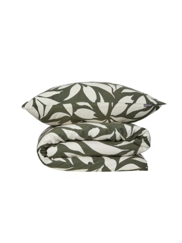 Schiesser Feinbiber Bettwäscheset Leaf – 2-teilig in Grün