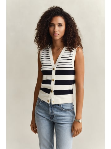 Gant Weste in beige marine - 0001